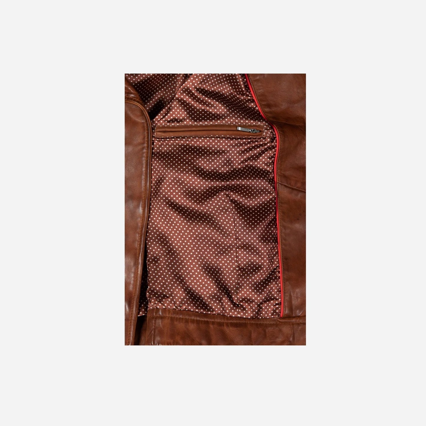 Lisa Bomber Jacket Cognac-5