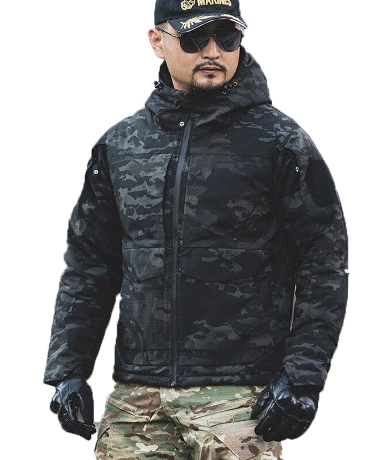 Outdoor Tacticalwindproof warm jacket Camo Jacket-4