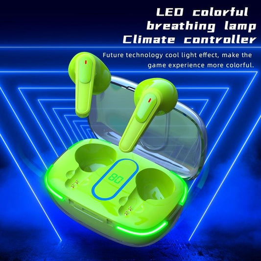 NNEIDS Intelligent Bluetooth Earphones With Wireless Charging - Black-1