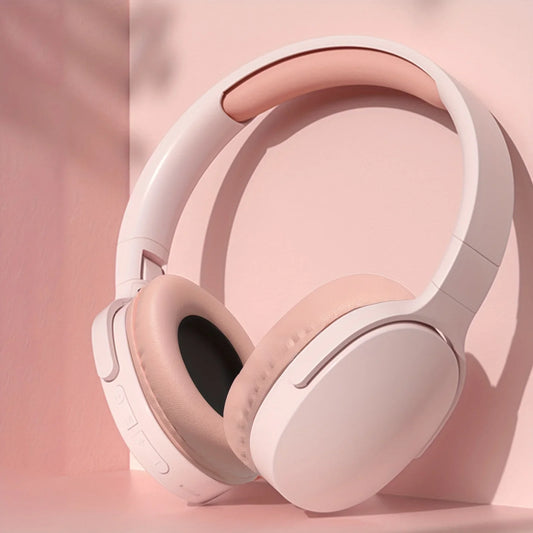 NNEOBA Wireless Bluetooth Over-Ear Headphones Pink-1