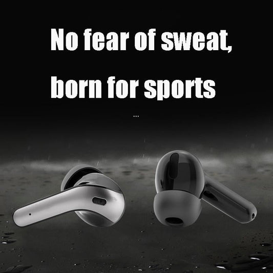 NNEIDS Black Wireless Bluetooth Earphone With Touch Display-1