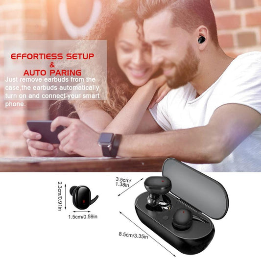 NNEIDS Mini Wireless Bluetooth 5.0 In-Ear Earphone-1