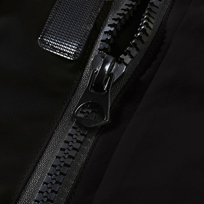 NNEAGS abbee Black XL Winter Fur Hooded Down Jacket Stylish Lightweight Quilted Warm Puffer Coat-4