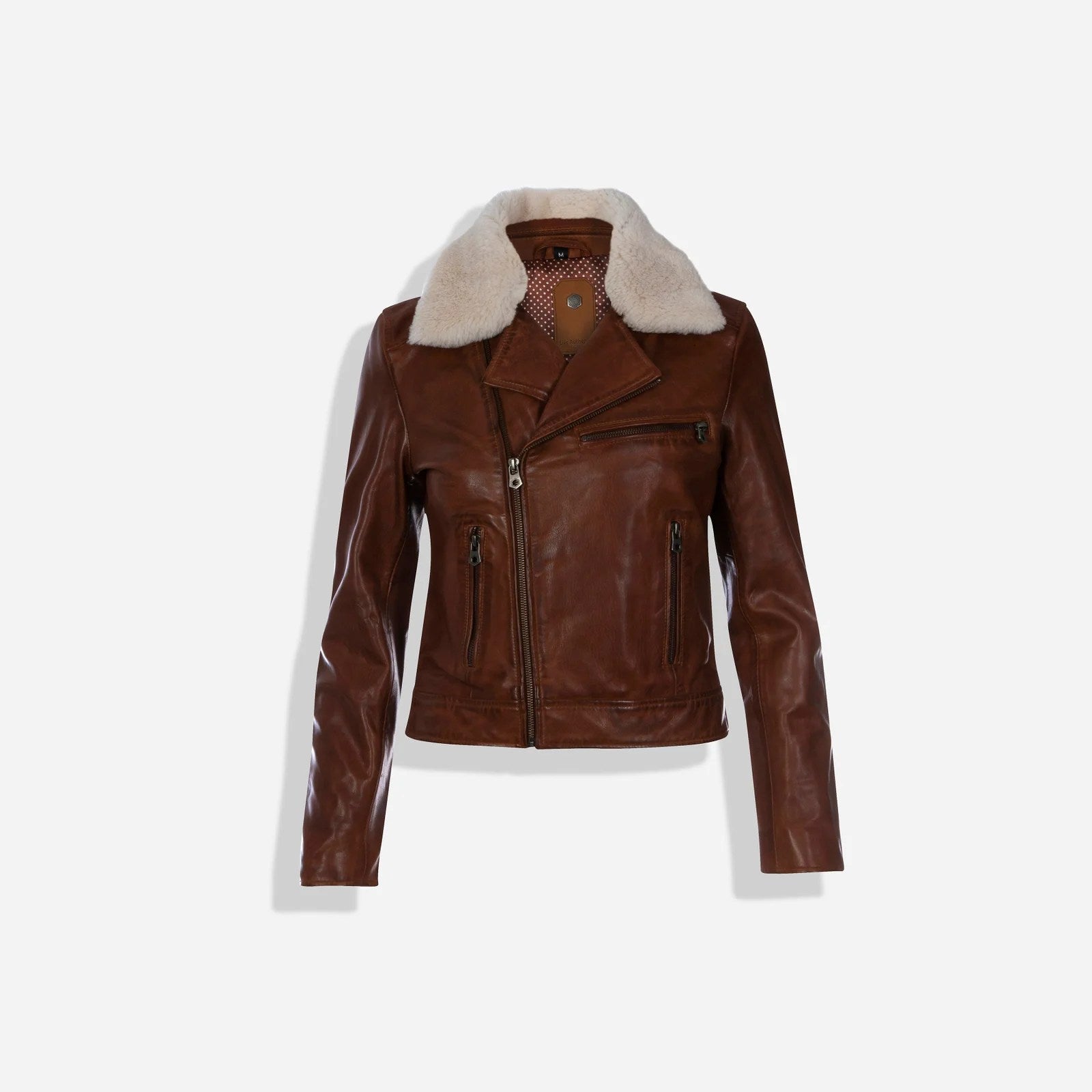 Lisa Bomber Jacket Cognac-1