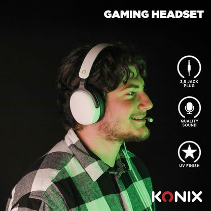 Headphones KONIX Black-6