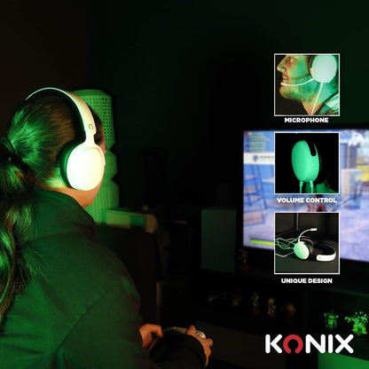 Headphones KONIX Black-5