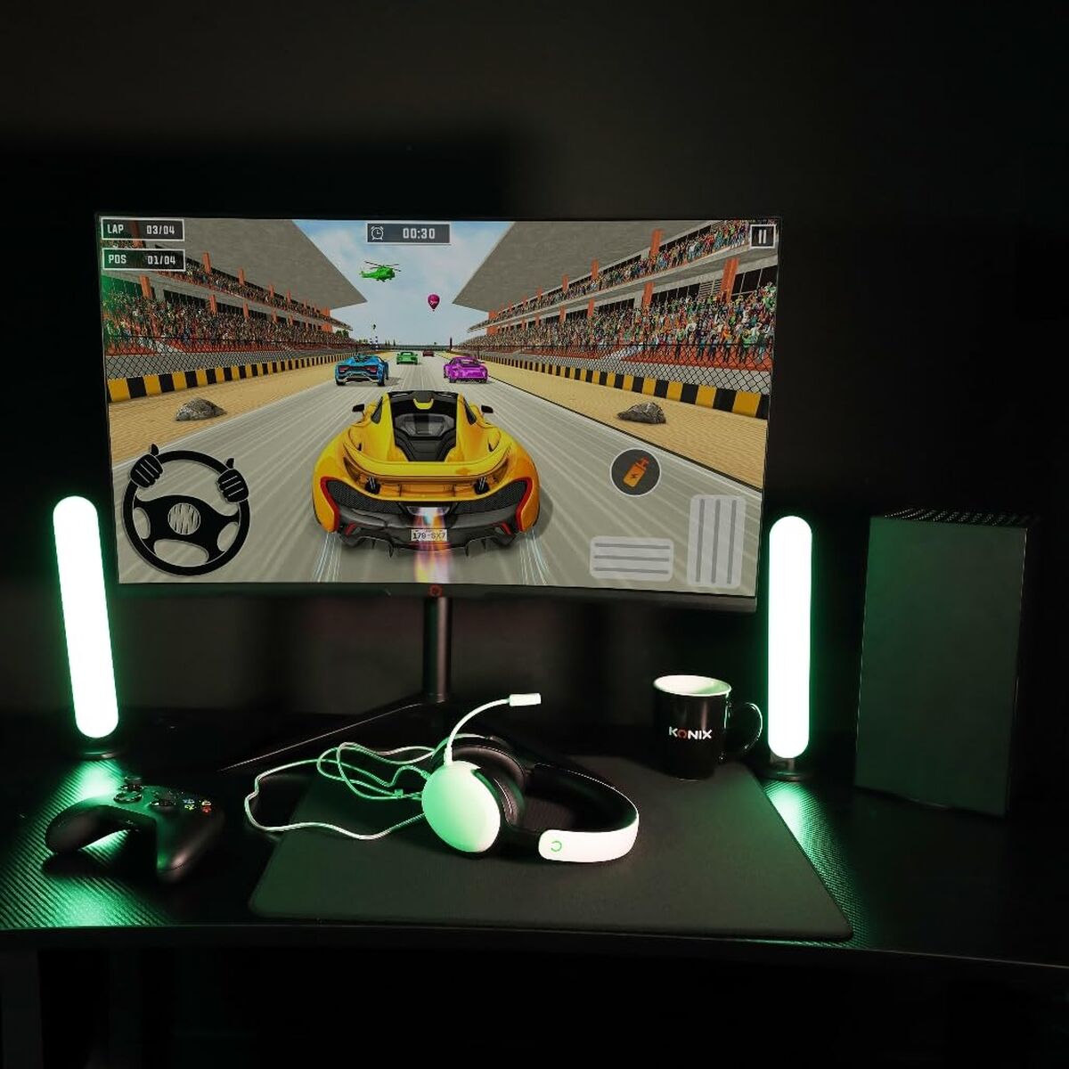 Headphones KONIX Black-4