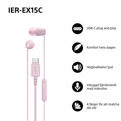 Headphones Sony IEREX15CP-8