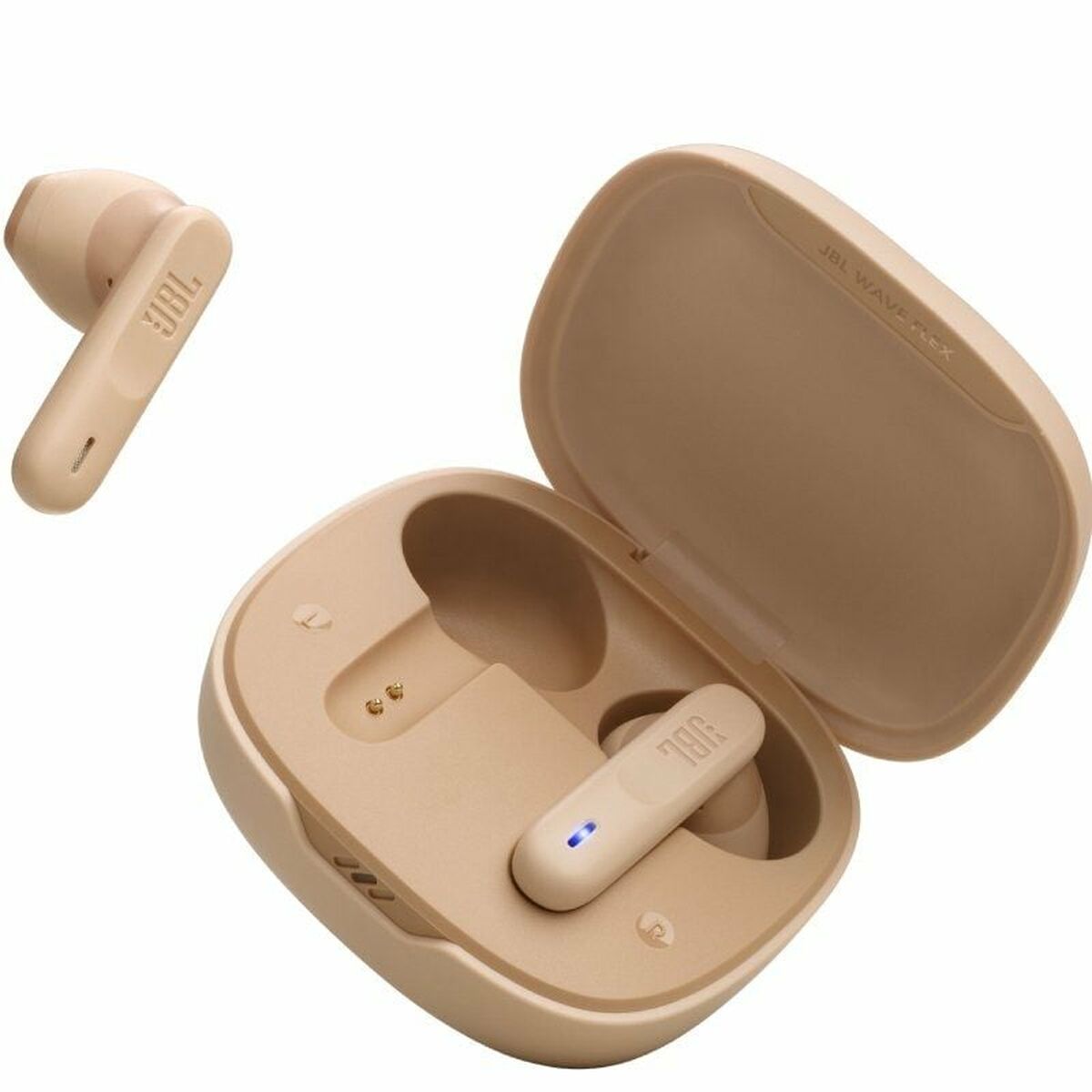 Wireless Earphones with Charging Case JBL Wave Flex Beige-3