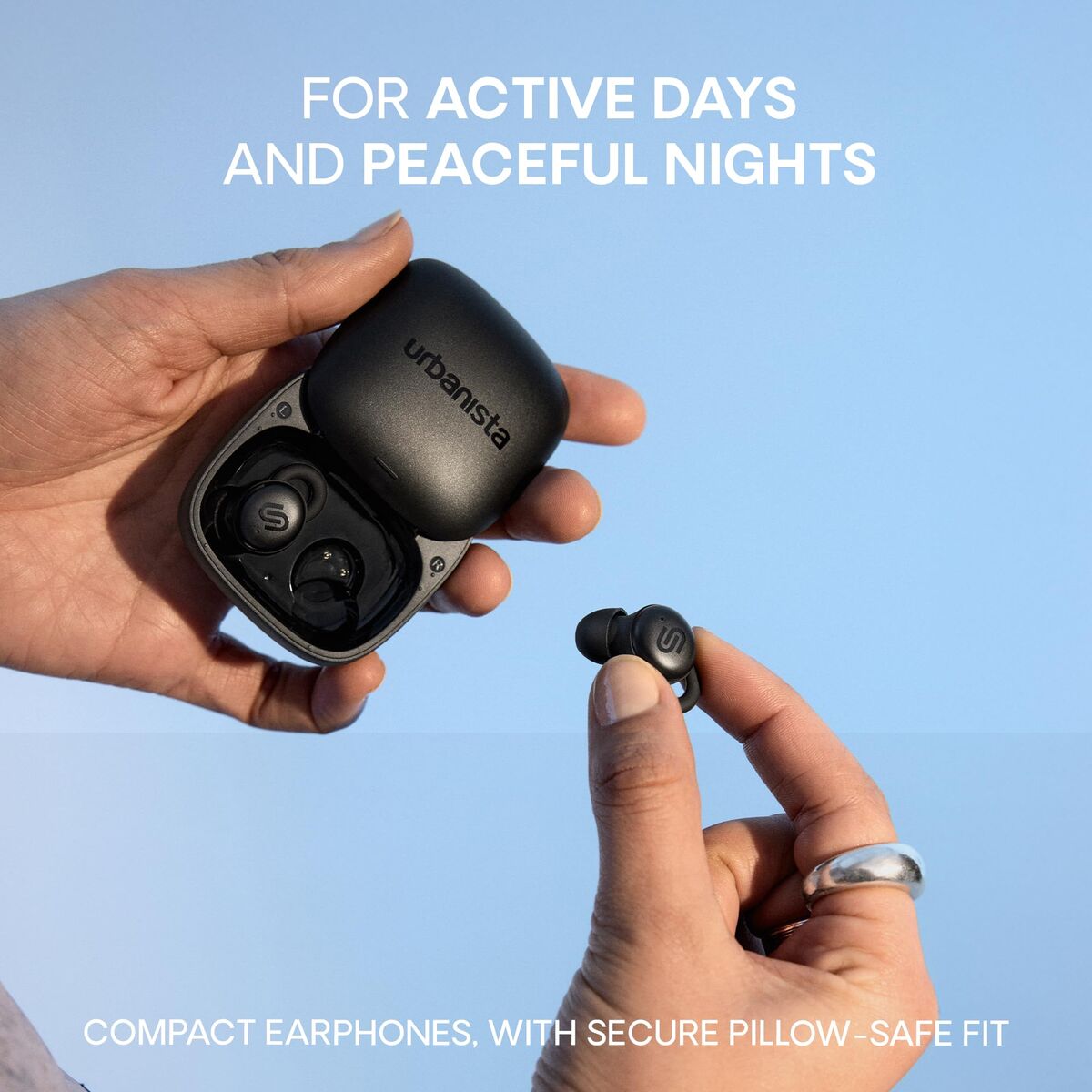 Wireless Earphones with Charging Case Urbanista Porto Black-7