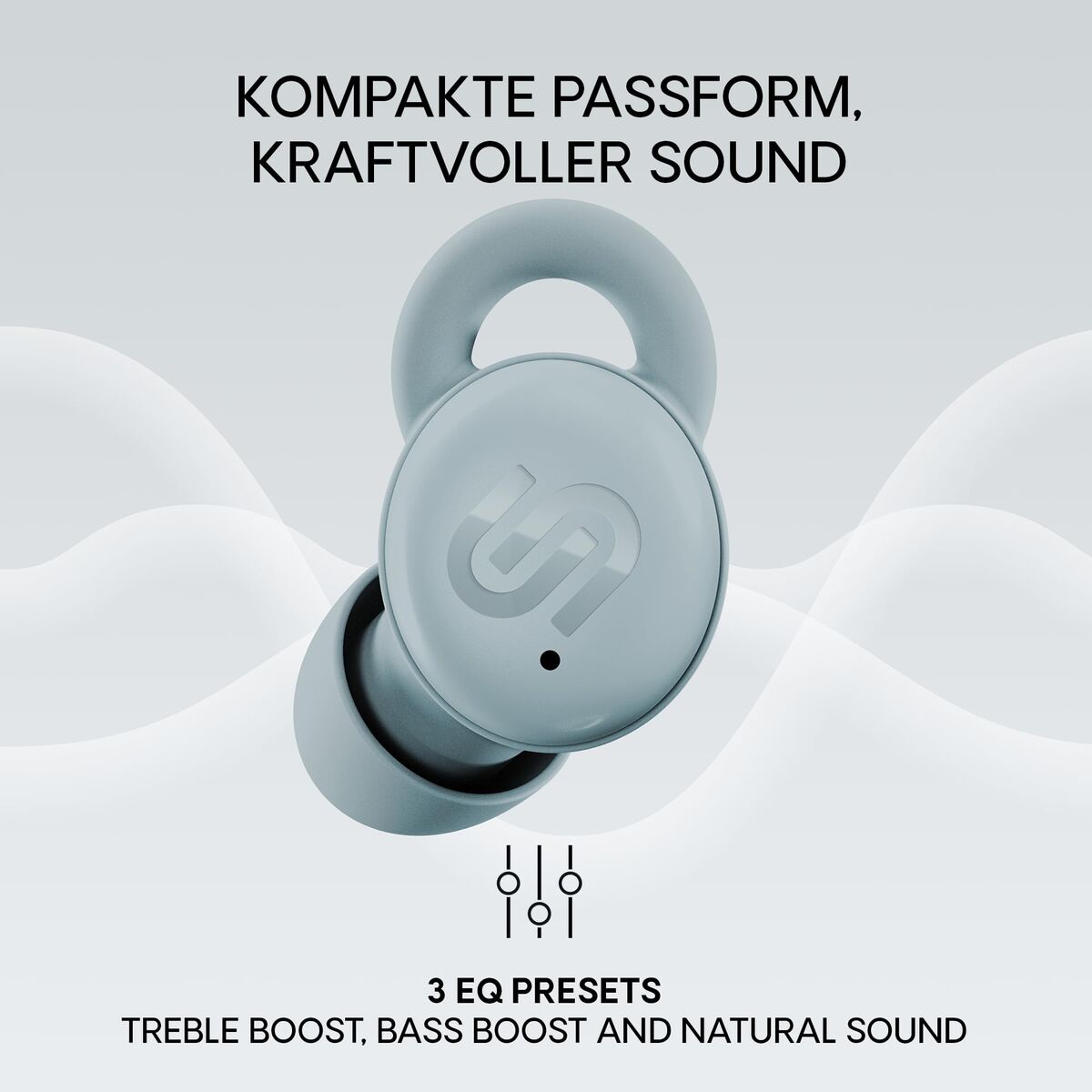 Wireless Earphones with Charging Case Urbanista Porto Blue-4