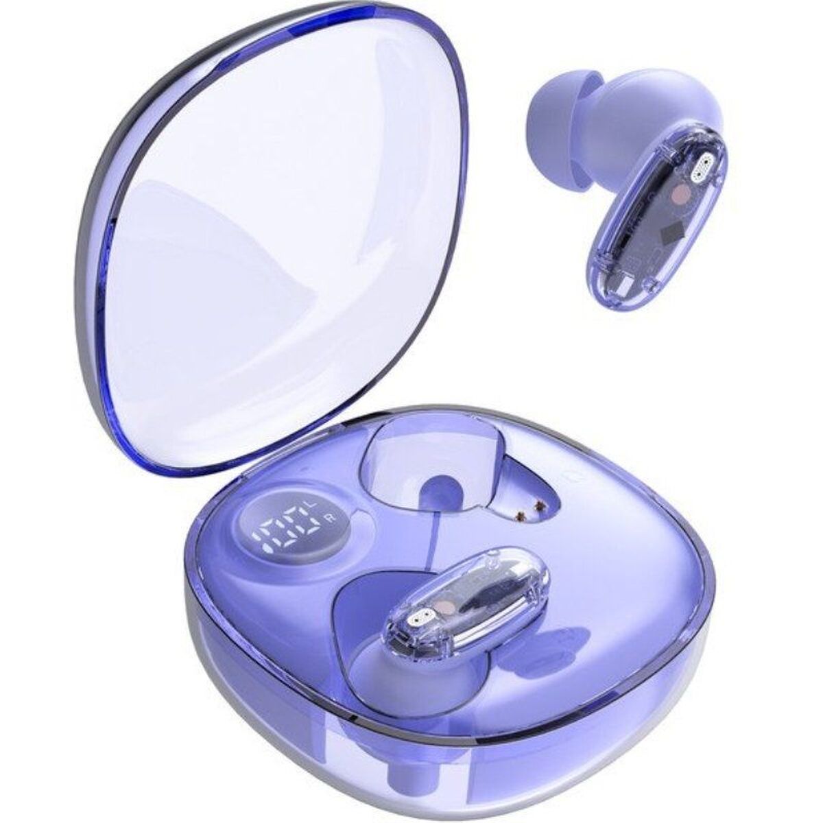 Wireless Earphones with Charging Case Mars Gaming MHIB2PP Purple-4