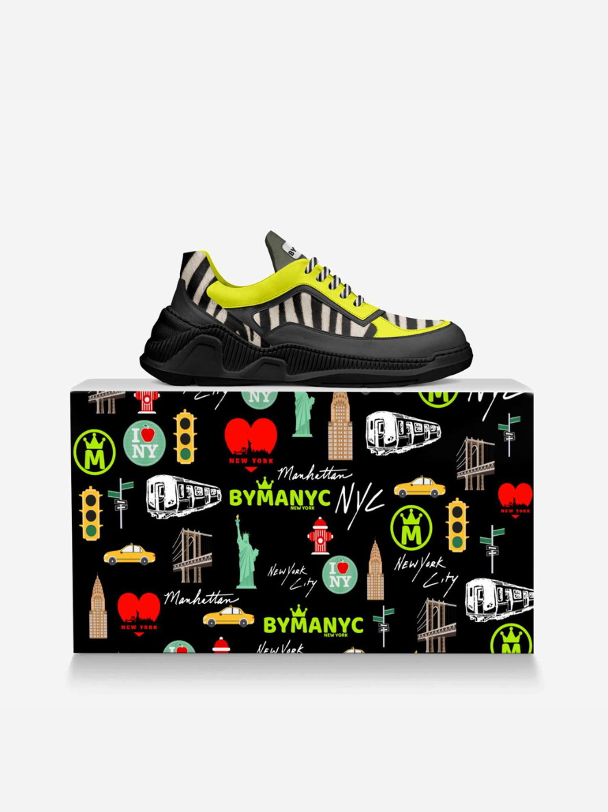 BYMANYC ® NYC Flatiron Iconic: Architecturally Elegant Vegan Sneakers-4