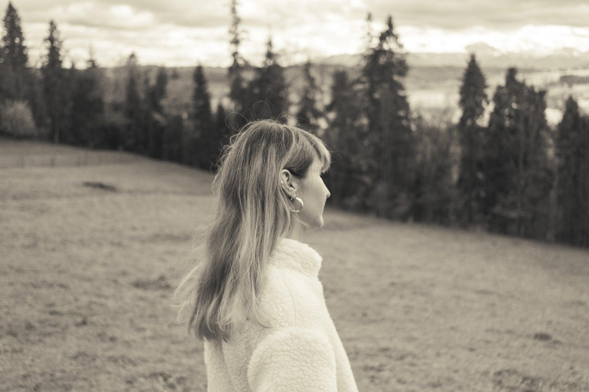 Woolen Woman's Jacket - White-4