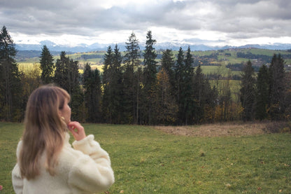 Woolen Woman's Jacket - White-2