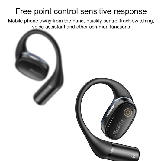 NNEIDS Black Open Wireless Bluetooth Earphones - Ysp18 Ows-0