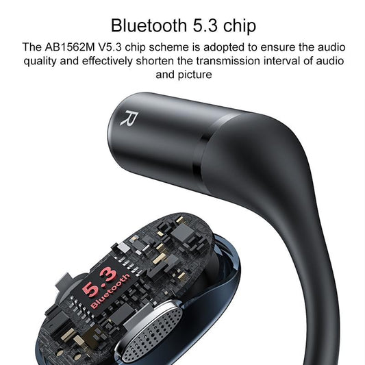 NNEIDS Black Open Wireless Bluetooth Earphones - Ysp18 Ows-1