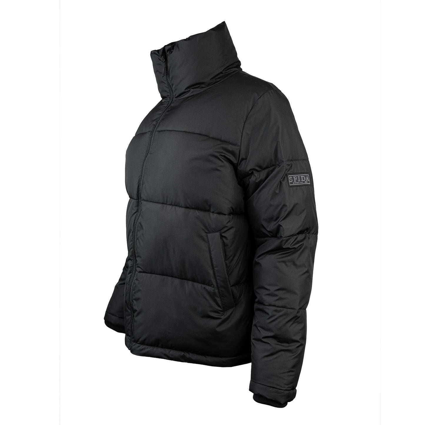 Krista Ladies Puffer Jacket - Black-1