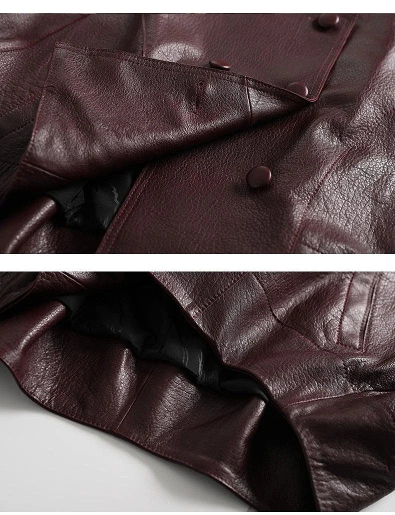 Kitana Poncho Leather Jacket-10