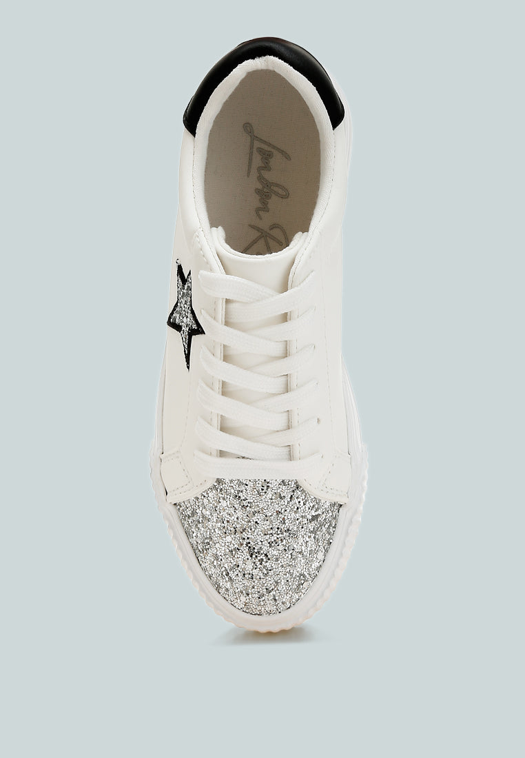 Merida Glitter Patch Chunky Sneakers-4