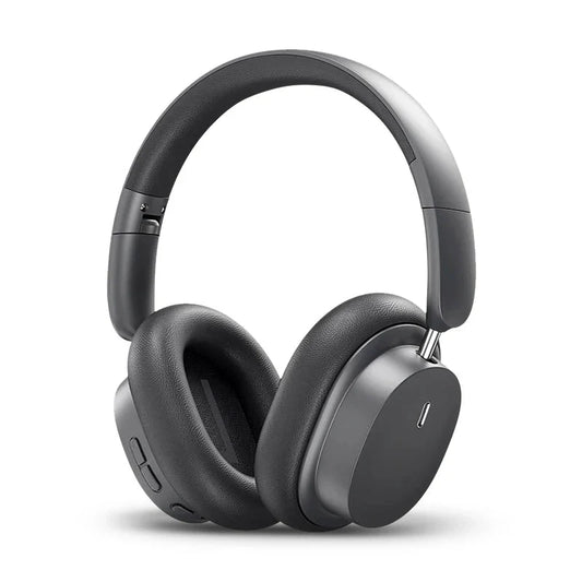 NNEOBA Wireless Over-Ear Headphones 3D Spatial Audio Gray-0
