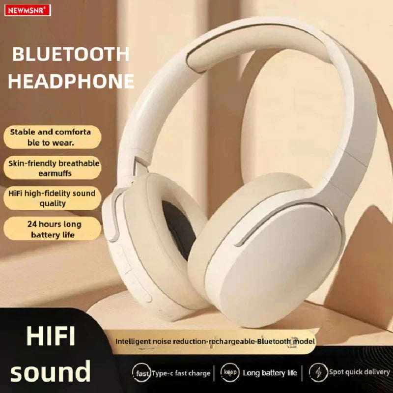 #P2961 Wireless Bluetooth 5.3 Headphones Over Ear Hifi Stereo Headset True Sports With Earphones TF/AUX Music Player with HD Mic-3