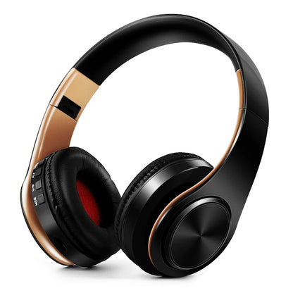 NNEOBA Wireless Bluetooth Headphones Gold-0