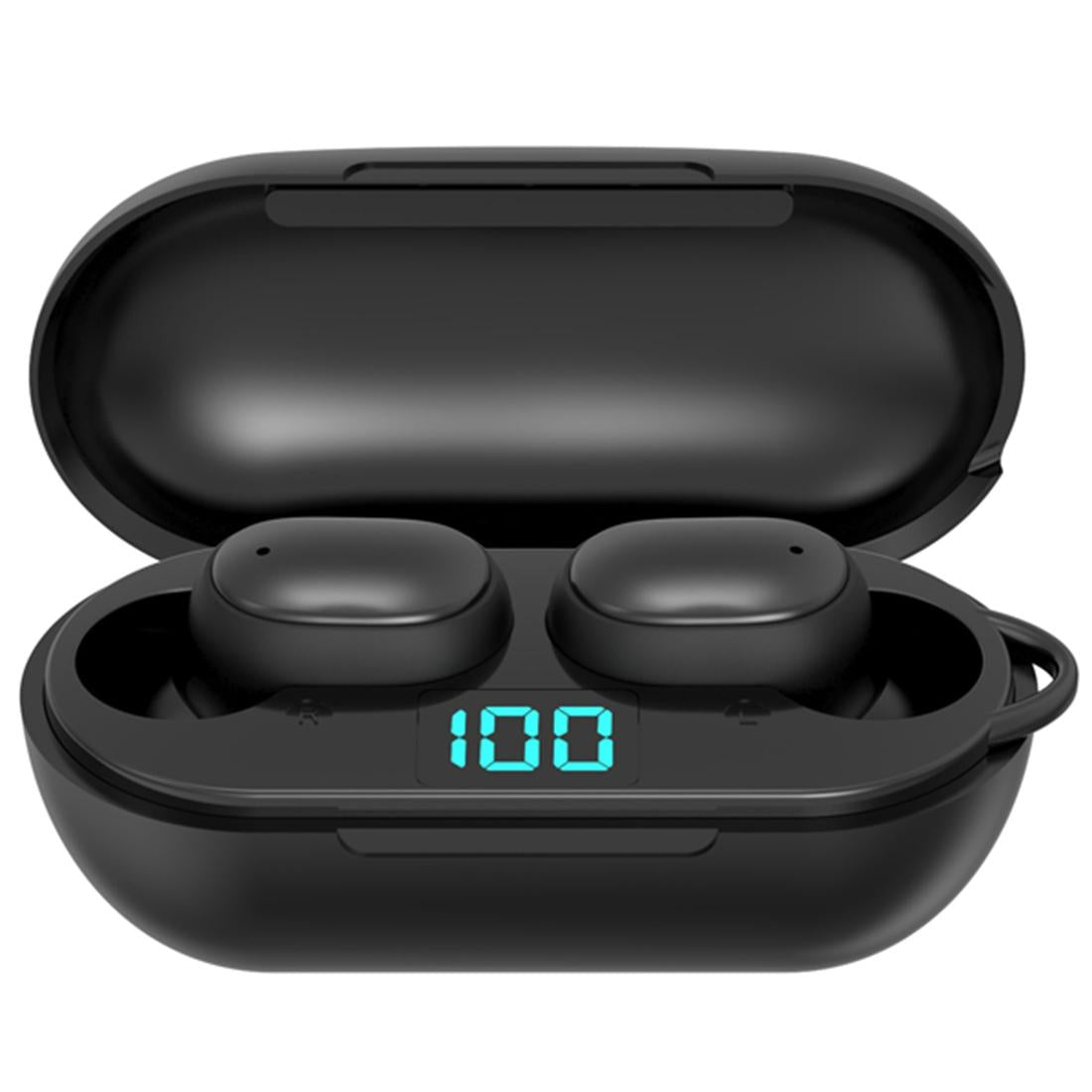 NNEDSZ Wireless Bluetooth Earphones With Digital Display & Charging Box - H6 Tws-0