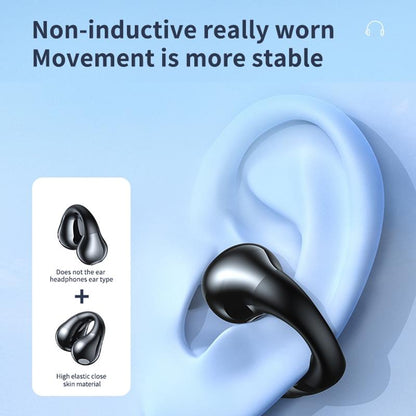 NNEDSZ Smart Digital Display Bluetooth Earphones With Transparent Capsule Design-3