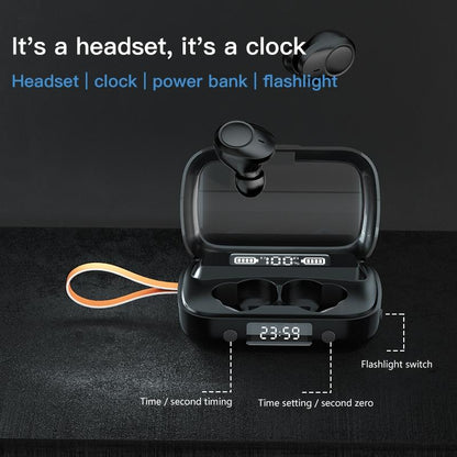 NNEDSZ Touch Bluetooth Earphones With Dual Noise Cancellation And Charging Box-3