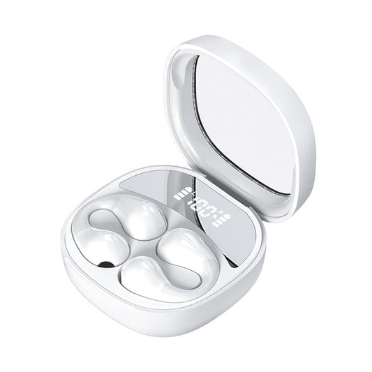 NNEDSZ Smart Digital Display Bluetooth Earphones With Transparent Capsule Design-0