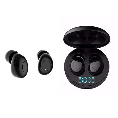 NNEDSZ Wireless Earphones With Led Charging Box - J1 Tws - Black-2