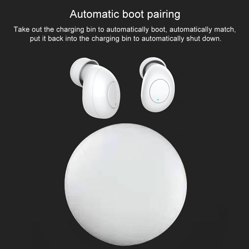 NNEDSZ Wireless Earphones With Led Charging Box - J1 Tws - White-3