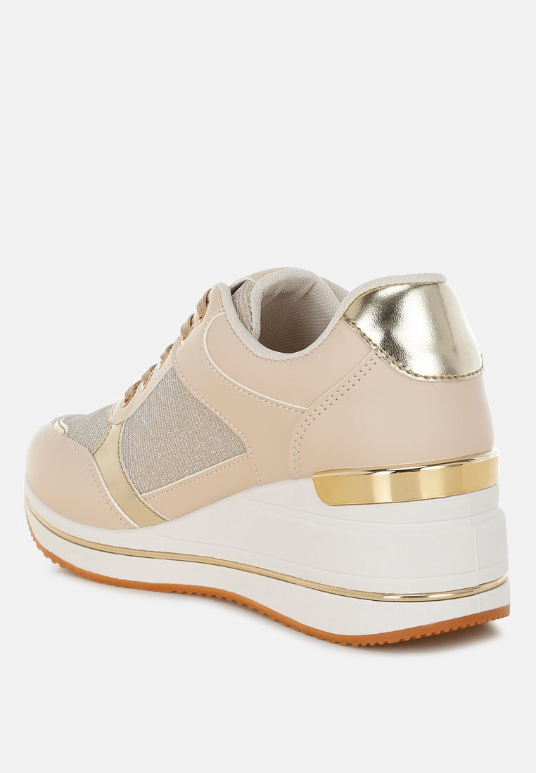 Vespera Faux Leather & Mesh Sneakers-3