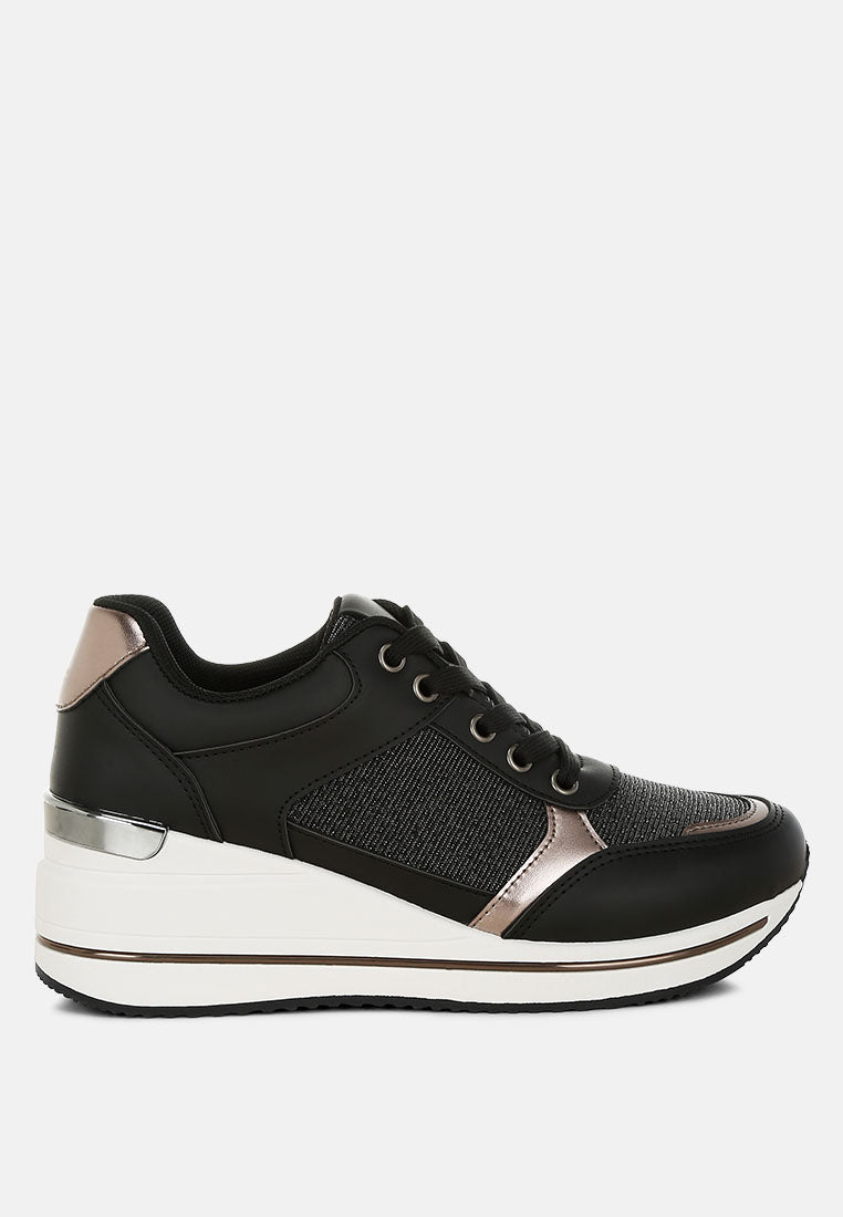 Vespera Faux Leather & Mesh Sneakers-6