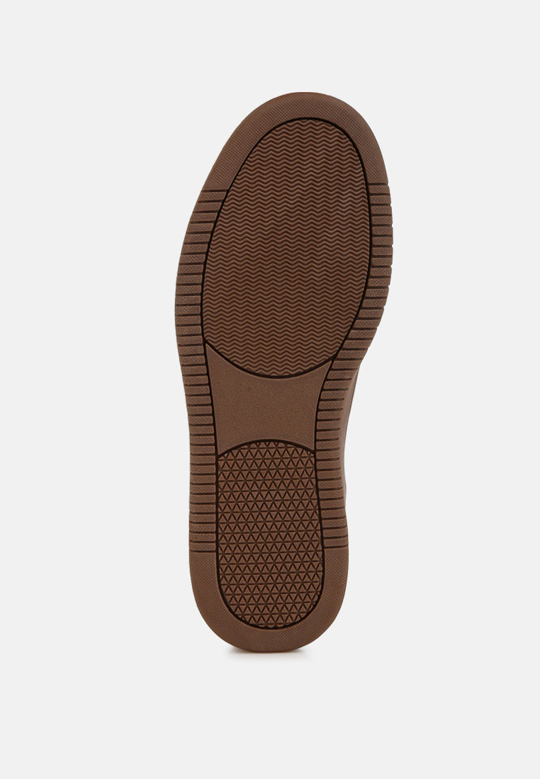 Zoomer Contrasting Patchwork Chunky Sneakers-4