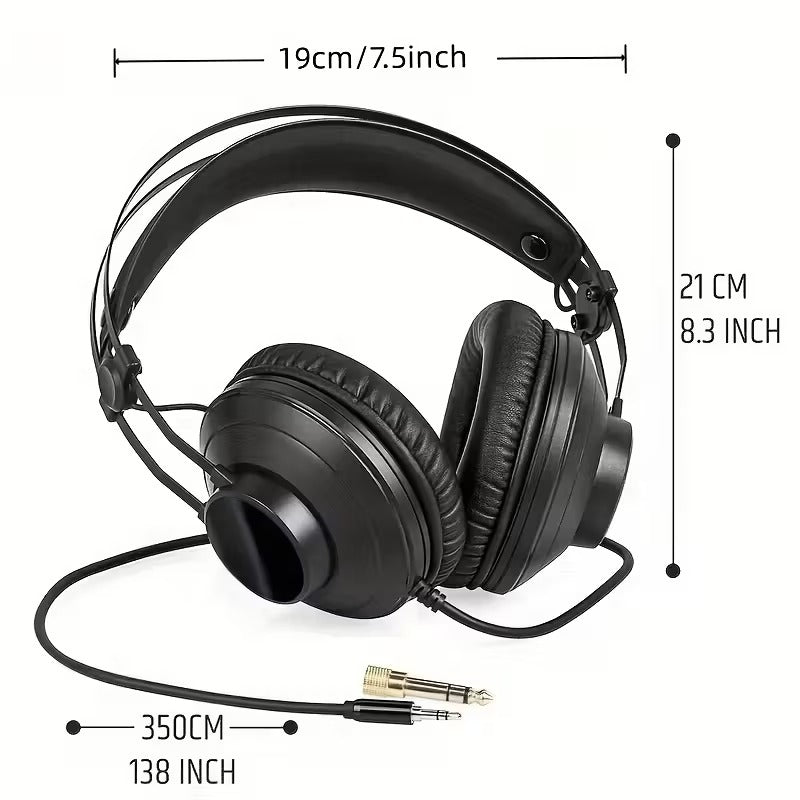 NNETM Dual Plug Wired Studio Headphones-1