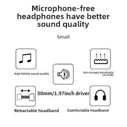 NNETM Dual Plug Wired Studio Headphones-3