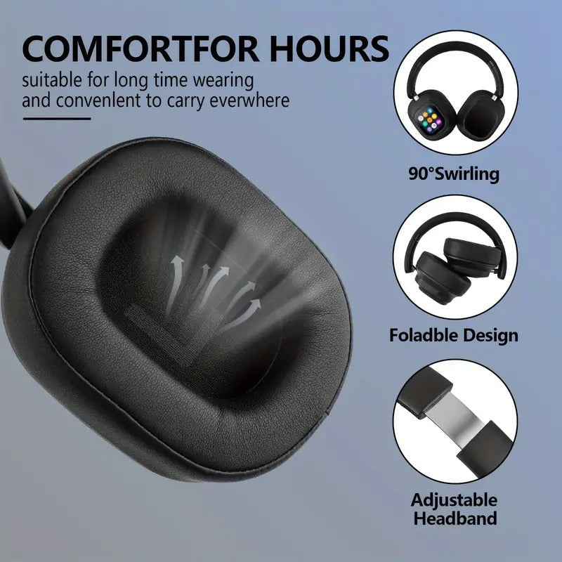 NNETM Hybrid Active Noise Cancelling Wireless Headphones-2