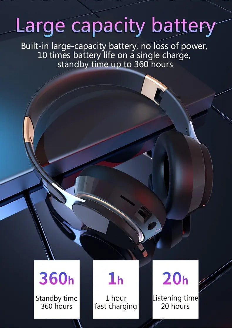 NNETM Wireless Sports Headphones with Long Battery Life-3