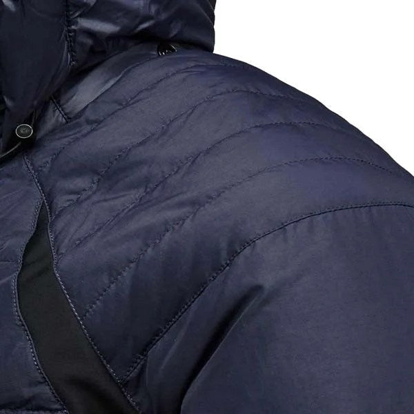 Mens Blue Puffer Jacket - M