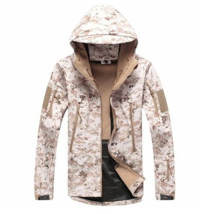 Army Camouflage Airsoft Jacket Men Military Tactical Jacket Winter Waterproof Softshell Jacket Windbreaker Hunt Clothes-5