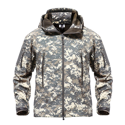 Army Camouflage Airsoft Jacket Men Military Tactical Jacket Winter Waterproof Softshell Jacket Windbreaker Hunt Clothes-4